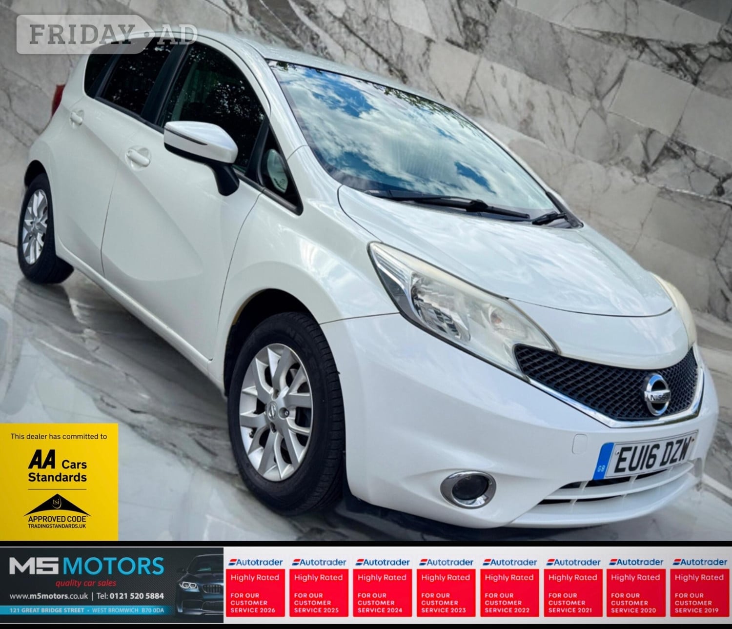 Nissan Note 2016 in West Bromwich