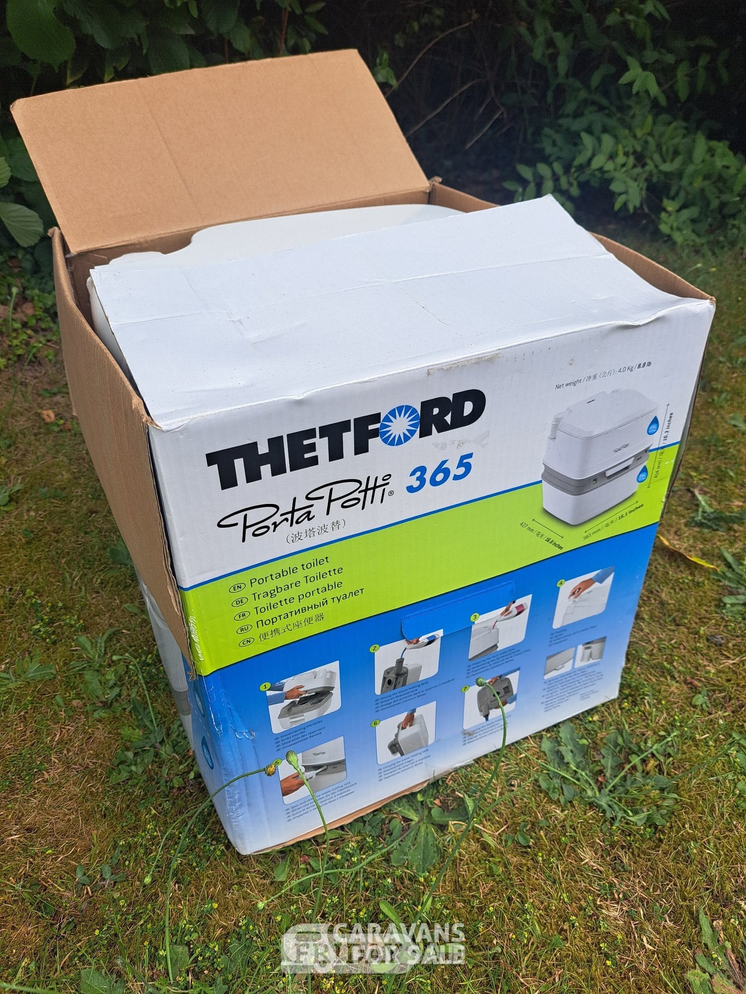Thetford Porta Potti 365 chemical toilet with piston flush -  in Tilehurst