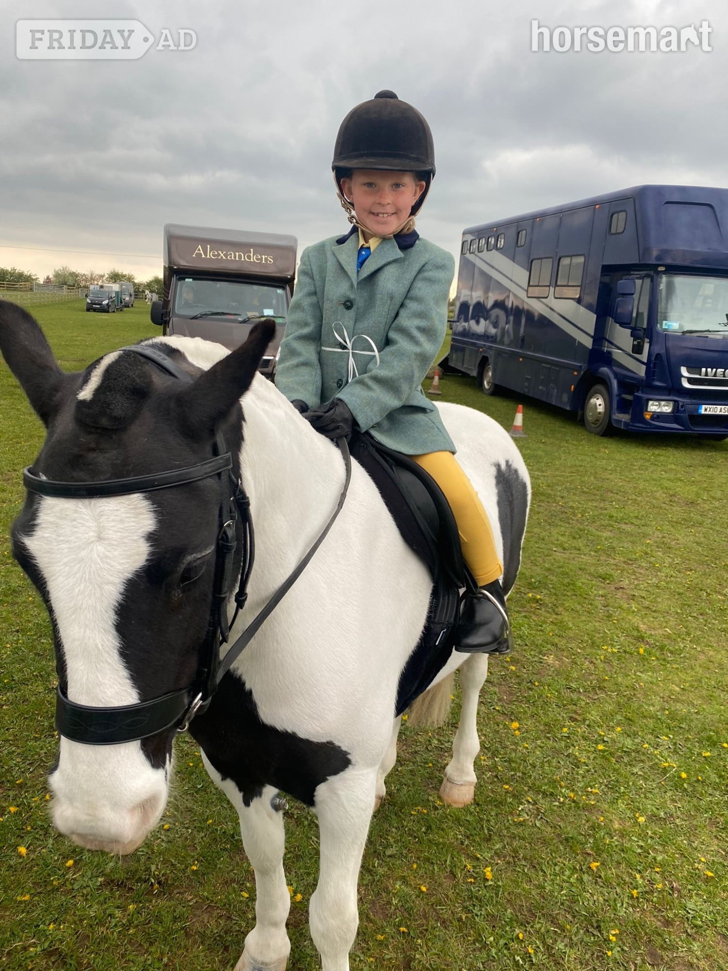 "Matilda " Piebald Mare Lead Rein/First Ridden Pony
