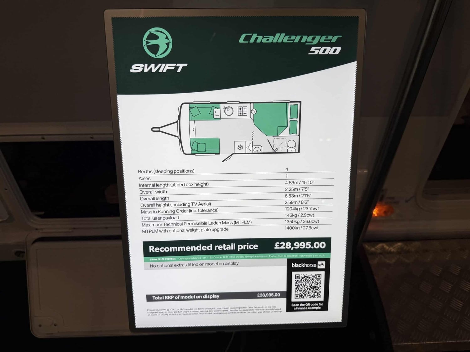 Swift Challenger 500 2027 - Motorhomes & Caravans