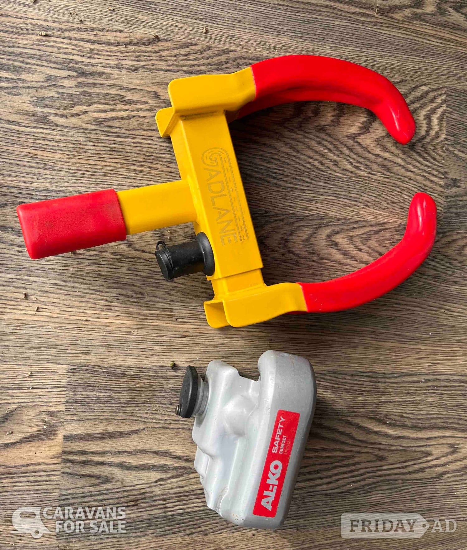 Caravan security. ALKO hitchlock &amp; Gadlane wheel clamp in Winchester