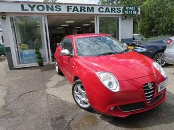 2013 ALFA ROMEO MITO 1.4 MultiAir Distinctive Hatchback 3dr Petrol Manual Euro 5 (s/s) (105 bhp) BLUETOOTH + SPOILER + SENSORS + A/C