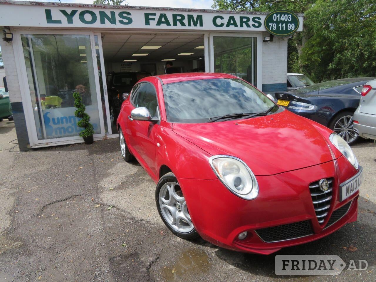 2013 ALFA ROMEO MITO 1.4 MultiAir Distinctive Hatchback 3dr Petrol Manual Euro 5 (s/s) (105 bhp) BLUETOOTH + SPOILER + SENSORS + A/C in Horsham