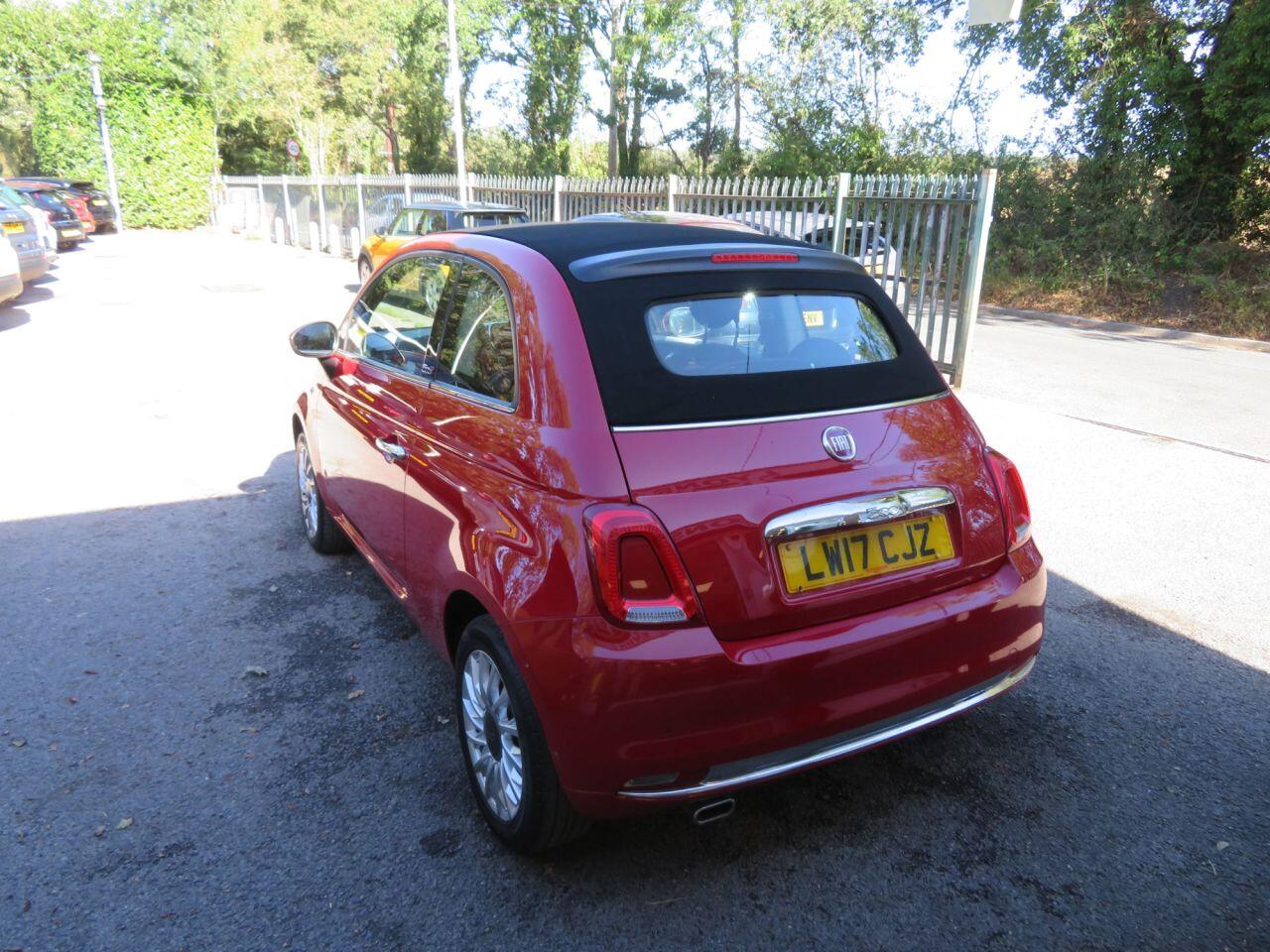 2017 FIAT 500C 1.2 ECO Lounge Convertible 2dr Petrol Manual Euro 6 (s/s) (69 bhp) TOUCHSCREEN + DAB + SENSORS + A/C - Cars
