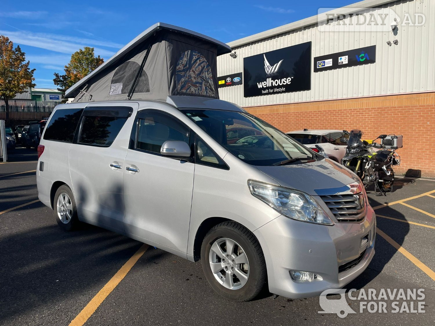 Wellhouse Leisure Toyota Alphard, (2010)  Campervan for sale in Barnsley