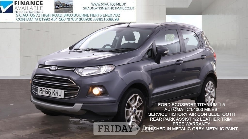 Ford Ecosport 2016 - Cars in Broxbourne
