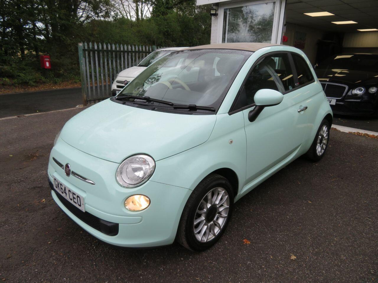 2014 FIAT 500C 1.2 Pop Convertible 2dr Petrol Manual Euro 6 (s/s) (69 bhp) AIR-CONDITIONING - Cars in Horsham