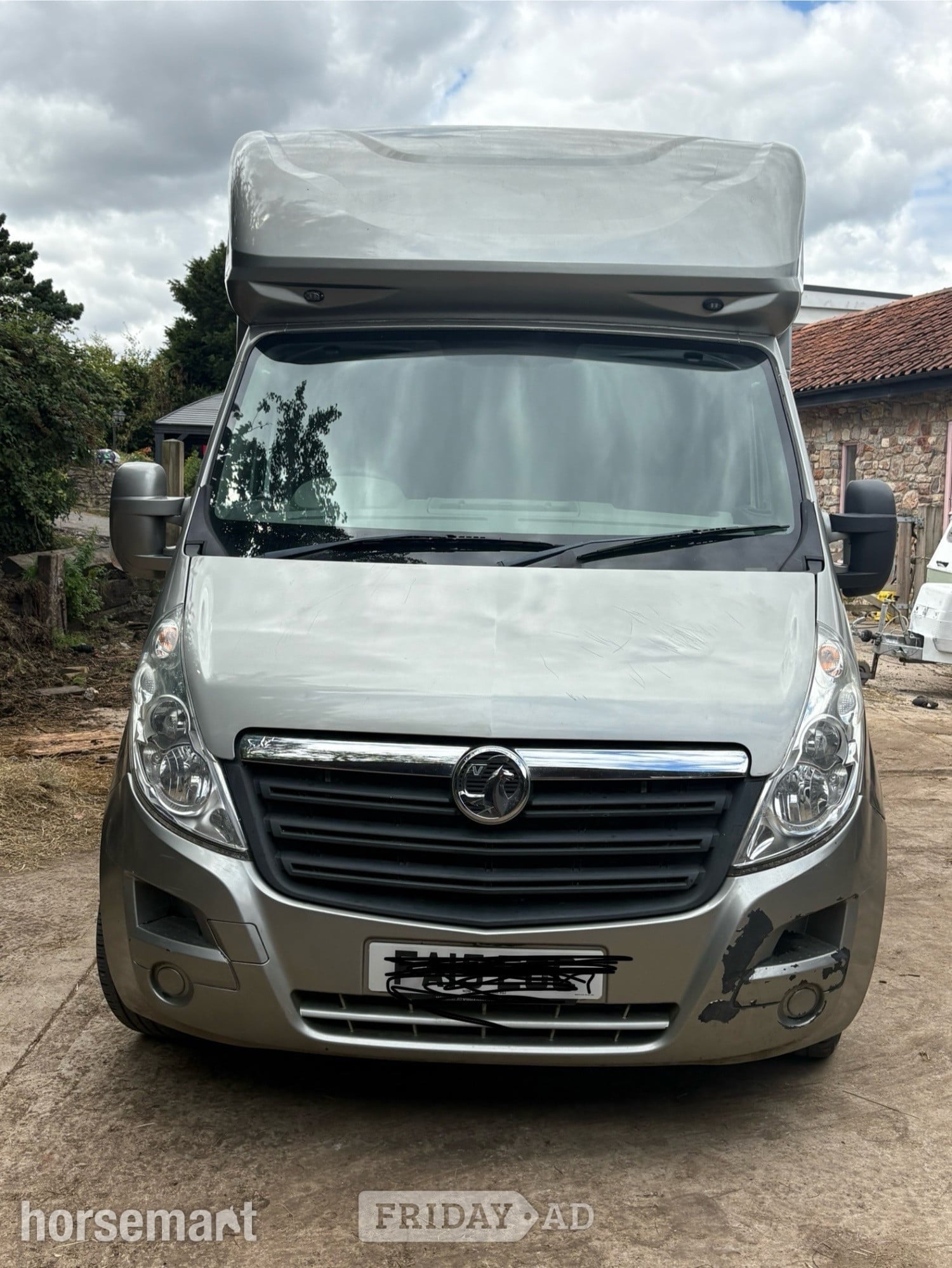 J.P. Horseboxes  JP longstall  Vauxhall Horsebox in Chew Stoke