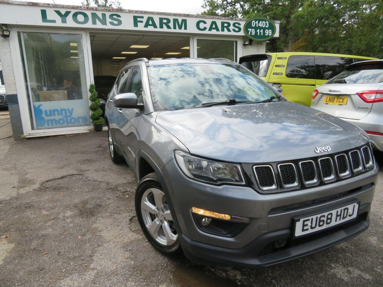 2018 JEEP COMPASS 1.4T MultiAirII Longitude SUV 5dr Petrol Manual Euro 6 (s/s) (140 ps) CAMERA + NAV + APPLE CARPLAY + DAB in Horsham