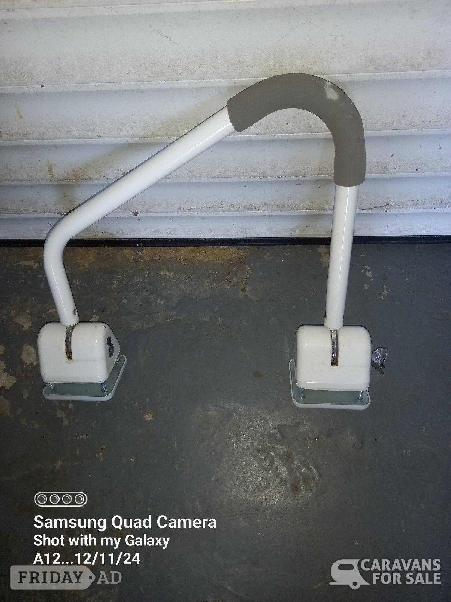 Caravan door locking security handle in Lancing