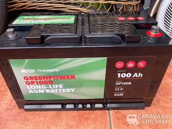 Brand new Greenpower AGM 100Ah leisure battery