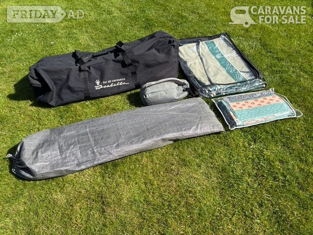 Isabella Capri Lux Combi Porch Awning with CarbonX poles