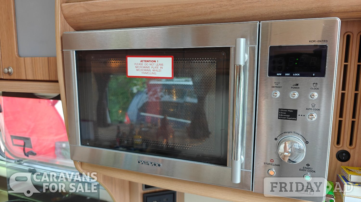 Leicester Daewoo Caravan Microwave