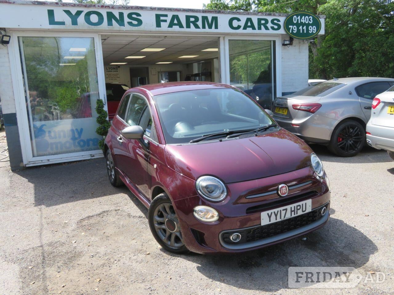2017 Fiat 500.9 TwinAir S Hatchback 3dr Petrol Manual Euro 6 (s/s) (85 bhp) SPORTS KIT + TINTED WINDOWS + DAB in Horsham