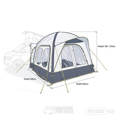 Maypole Crossed Air Driveway Awning MP9545