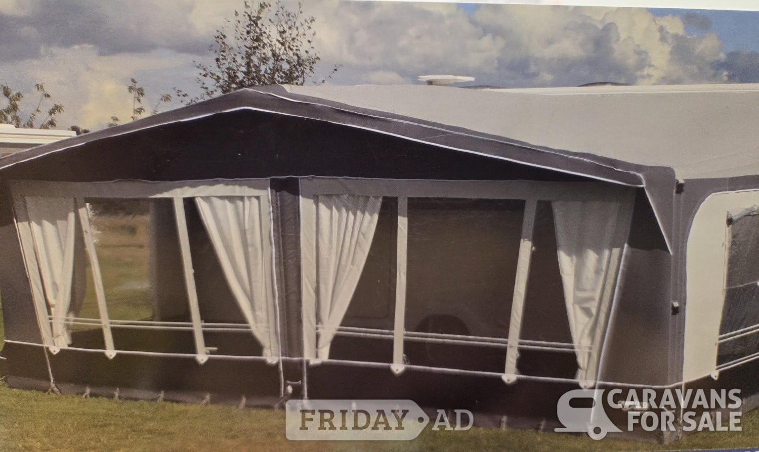 Camp Tech Kensington Air Awning - never used -size 12 (925-950) in Royston