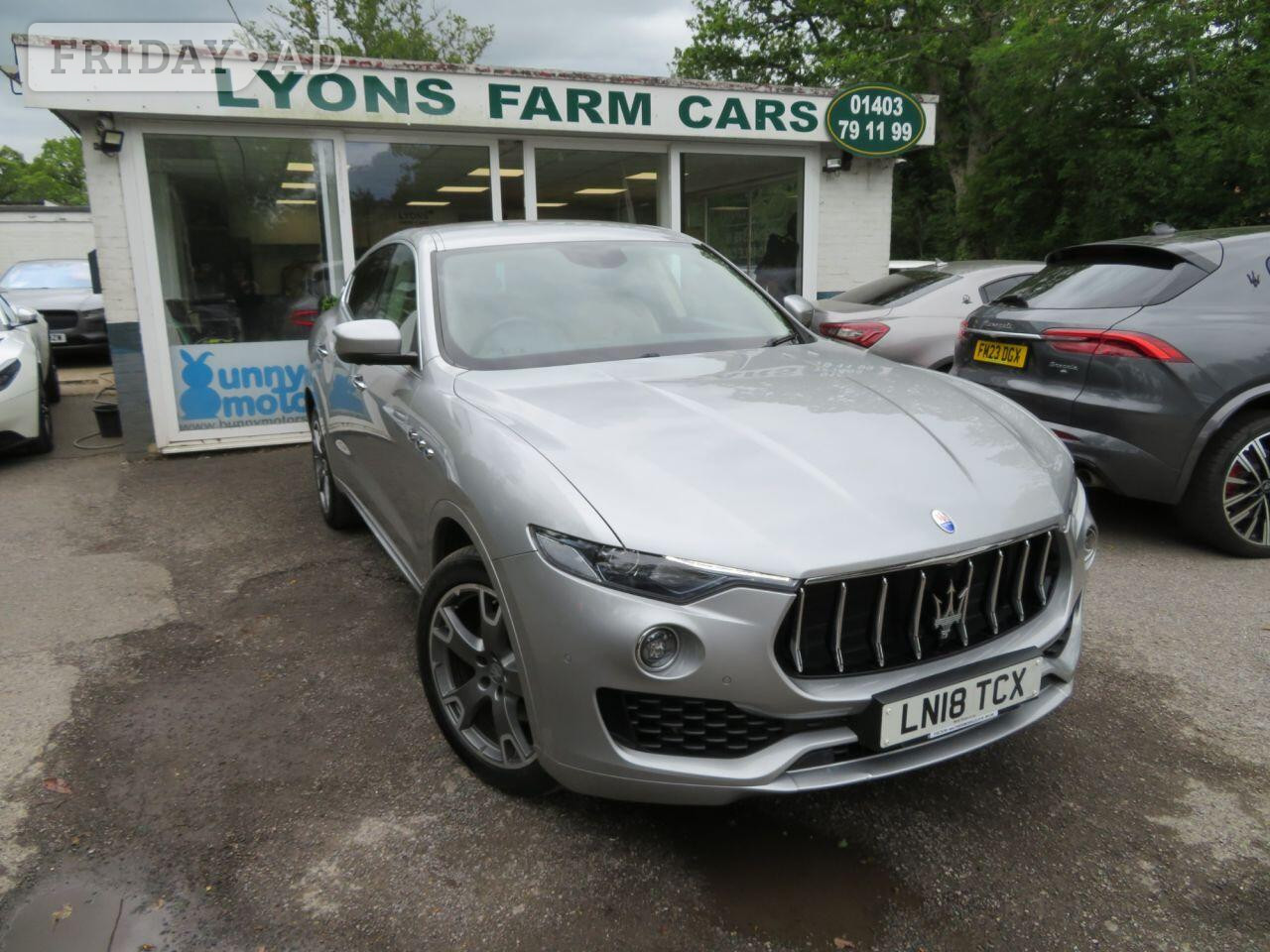 2018 Maserati LEVANTE 3.0D V6 SUV 5dr Diesel ZF 4WD Euro 6 (s/s) (275 ps) Automatic 20" NEREO DESIGN ALLOYS + HEAT SEAT in Horsham