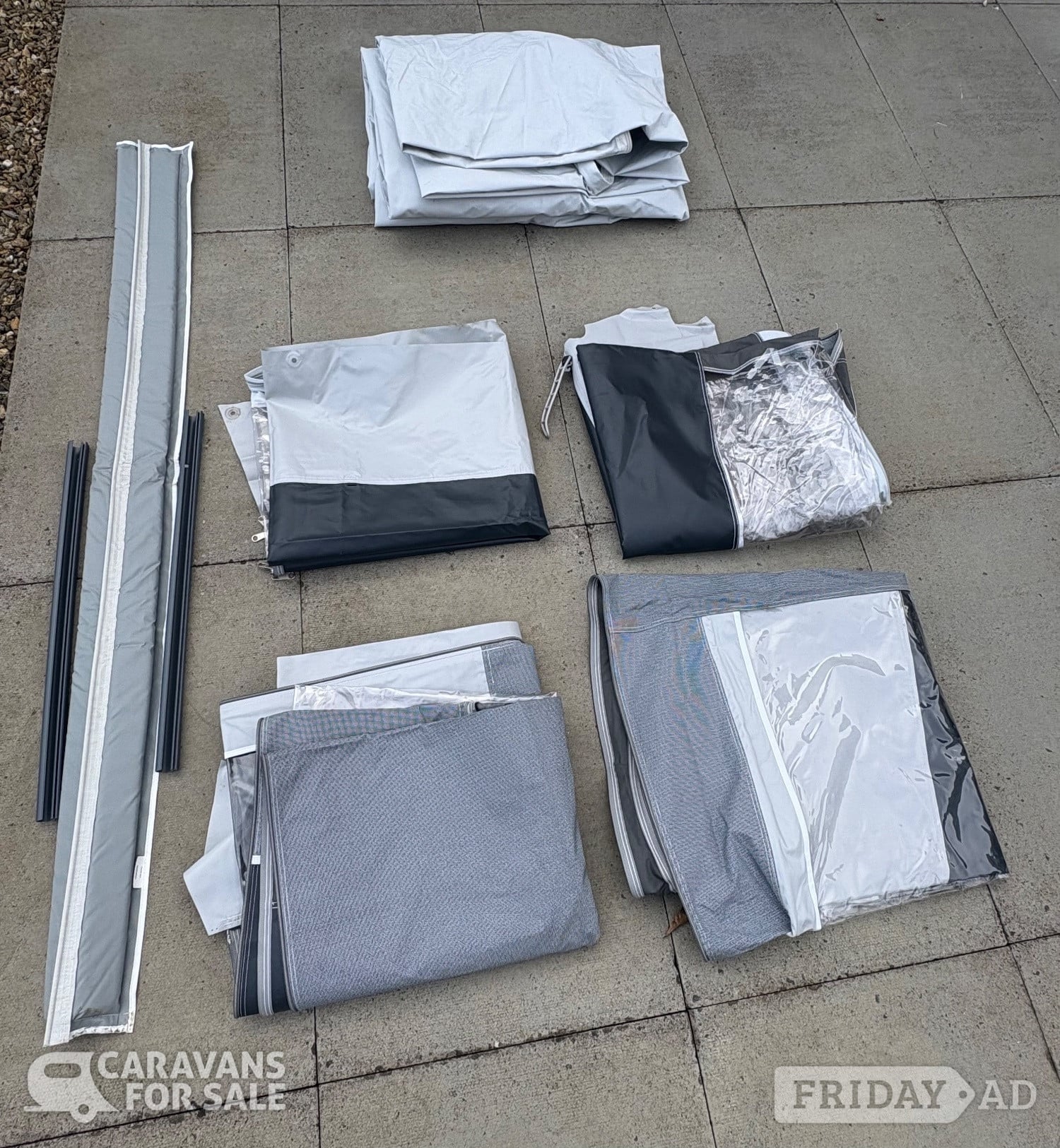 Walker Concept 240 Full Caravan Awning (Size 885/Size 10) in East Linton