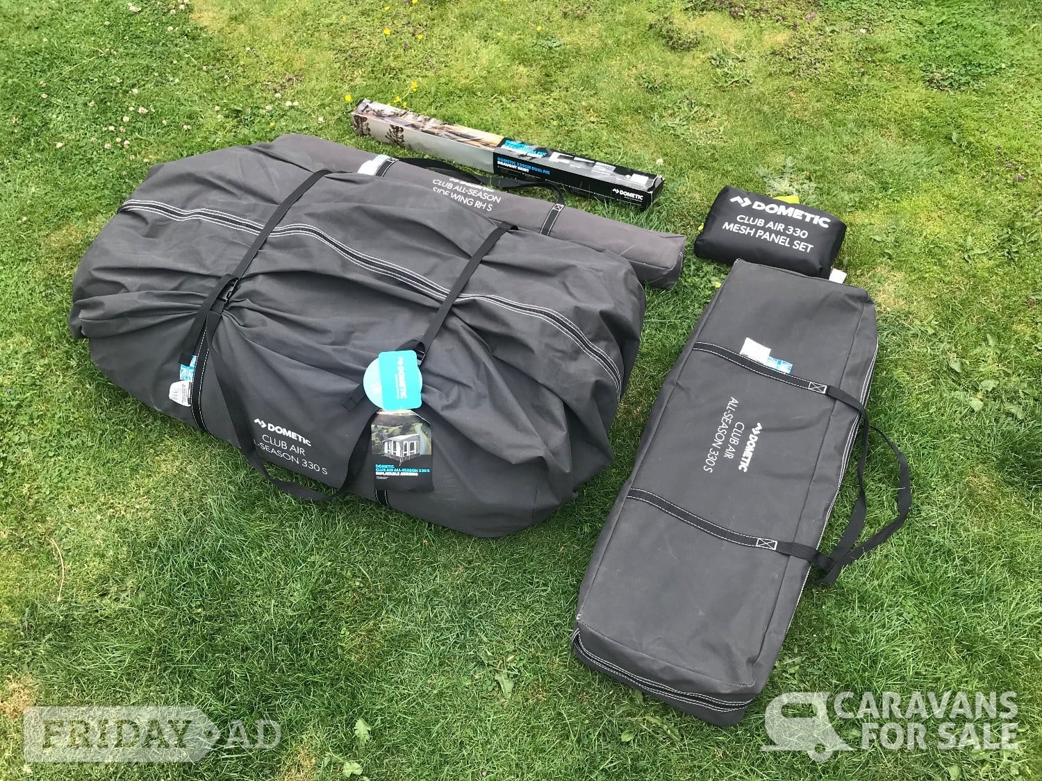 Dometic club air 330(S) all season plus wing and mesh panel in Hartshorne