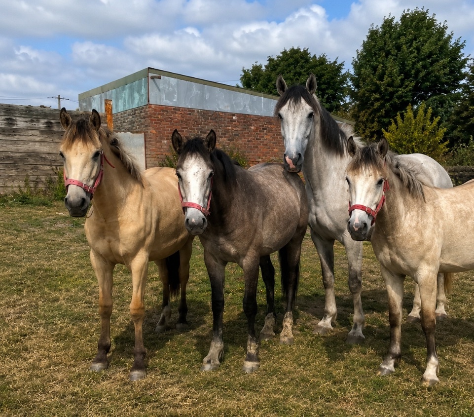 Leeds "3 Fillys 2 Geldings " Dun Filly Young Sport Horse