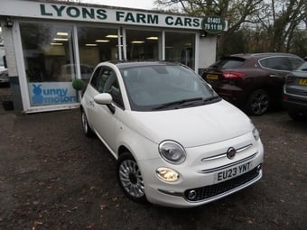 2023 Fiat 500 1.0 MHEV Hatchback 3dr Petrol Manual Euro 6 (s/s) (70 bhp) APPLE CARPLAY / ANDROID + SUNROOF