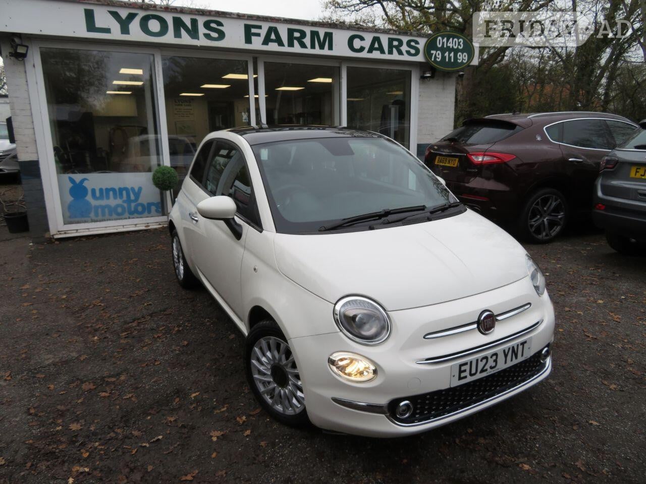 2023 Fiat 500 1.0 MHEV Hatchback 3dr Petrol Manual Euro 6 (s/s) (70 bhp) APPLE CARPLAY / ANDROID + SUNROOF in Horsham