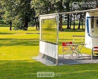 Fiamma Side W Pro -  F45 (van) AND  Fiamma Blocker front
