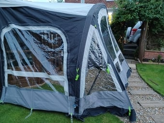 Kampa Fiesta AIR Pro 280 with Annex, Canopy, Rear Poles, Carpet. 