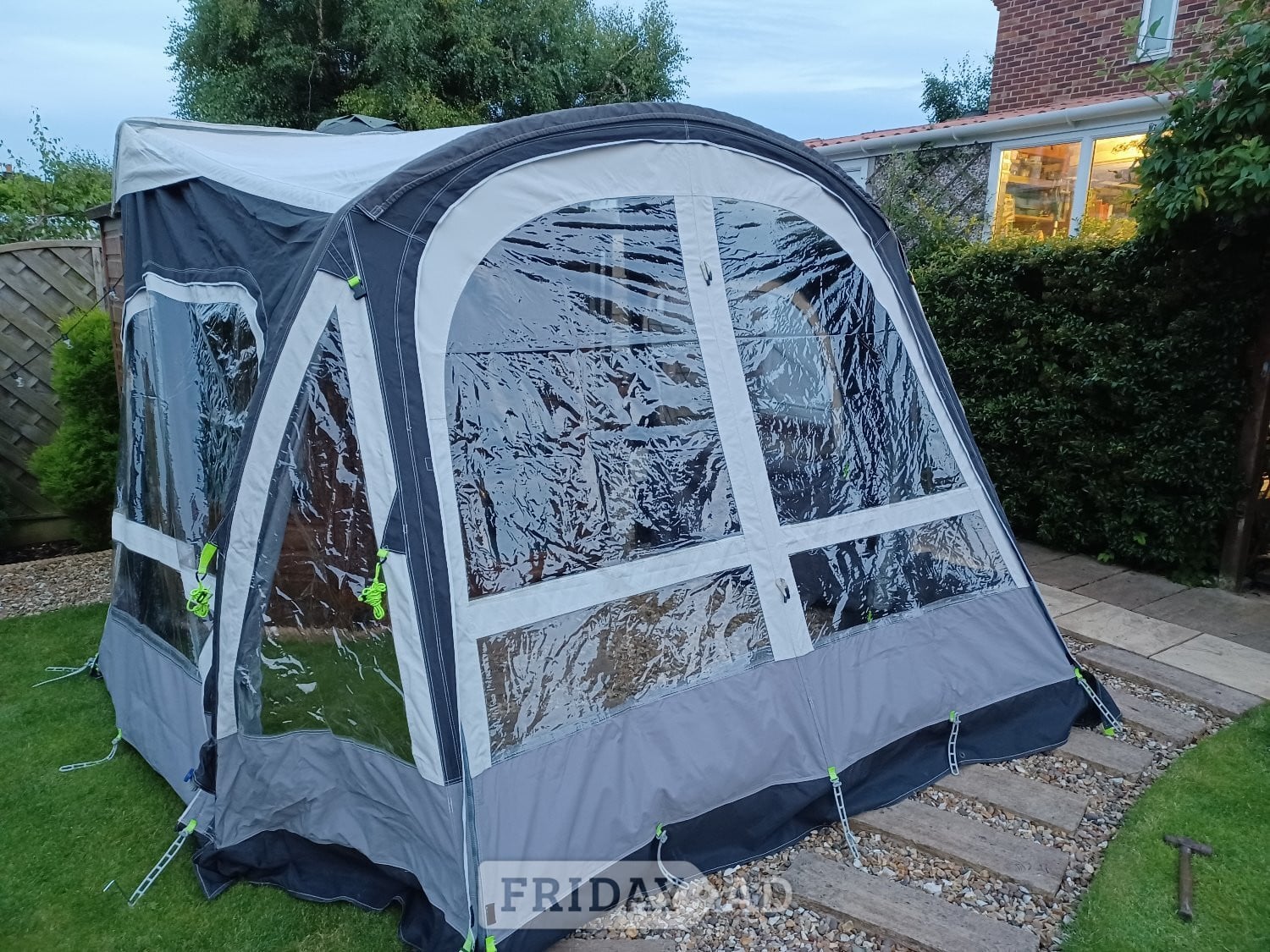 Kampa Fiesta AIR Pro 280 with Annex, Canopy, Rear Poles, Carpet. 