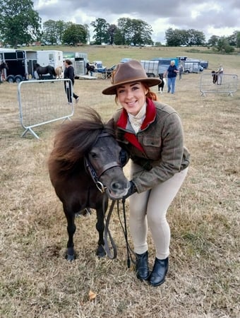 "Gracie" Black Mare Miniature Horse