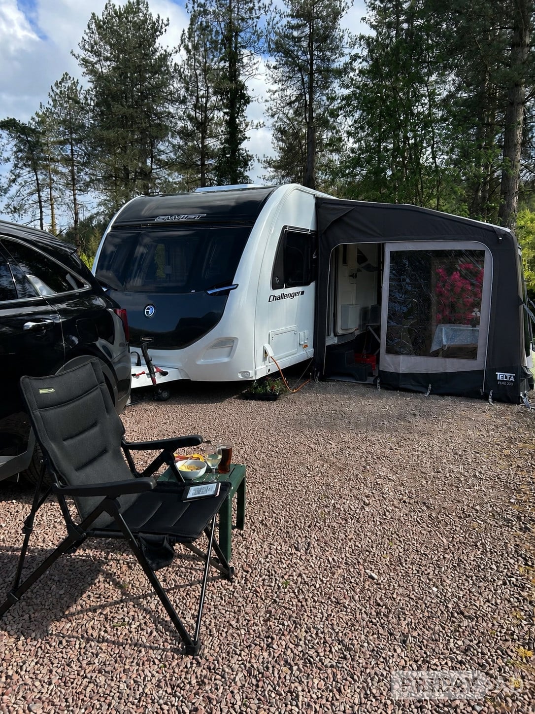 Telta 330 Pure Awning in Southam