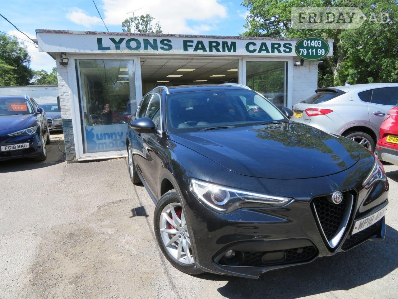 2018 ALFA ROMEO STELVIO 2.2 TD Speciale SUV 5dr Diesel Automatic Q4 All Wheel Drive Euro 6 (s/s) (210 ps) CAMERA + HEATED / MEMORY LEATHER in Horsham