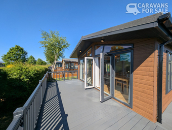 Stunning Hig Spec Twin Lodge on Lake District 12 month park.