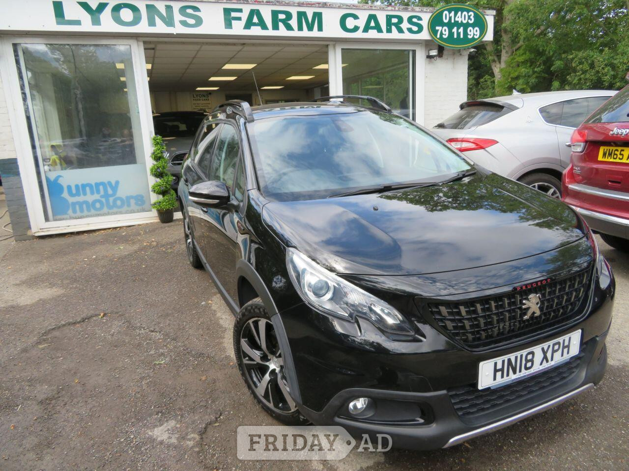 2018 Peugeot 2008 1.2 PureTech GT Line SUV 5dr Petrol Manual Euro 6 (s/s) (110 ps) PANORAMIC ROOF + TOUCHSCREEN + PLAY in Horsham