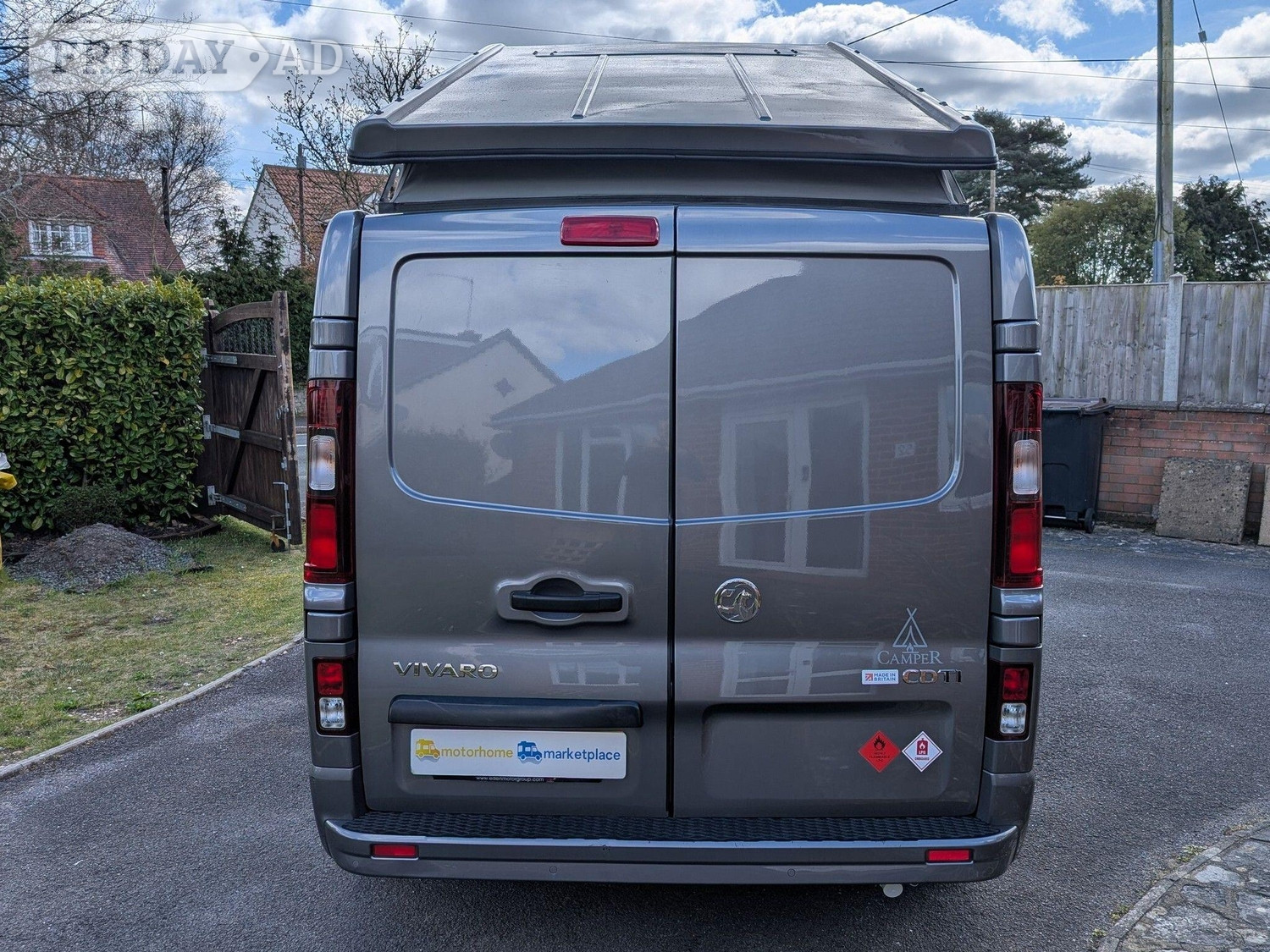 Vauxhall Vivaro Sportive Campervan, (2016)  Campervan for sale - Motorhomes & Caravans in Southampton