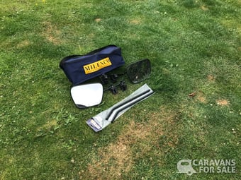 Milenco grand aero 4 towing mirror with extension rods