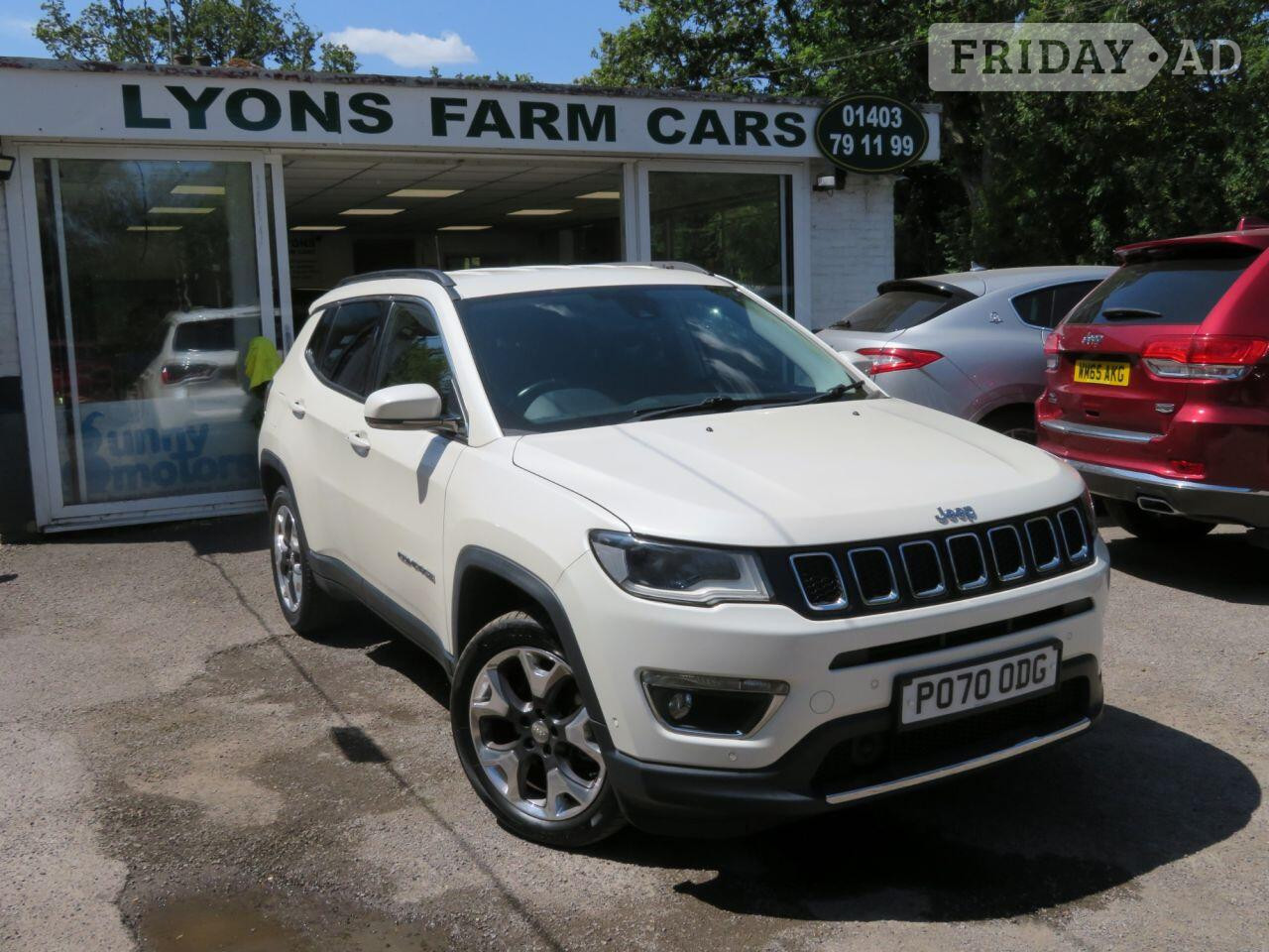2020 Jeep COMPASS 1.4T MultiAirII Limited SUV 5dr Petrol Manual Euro 6 (s/s) (140 ps) FULL LEATHER + HEATED SEATS + BEATS in Horsham