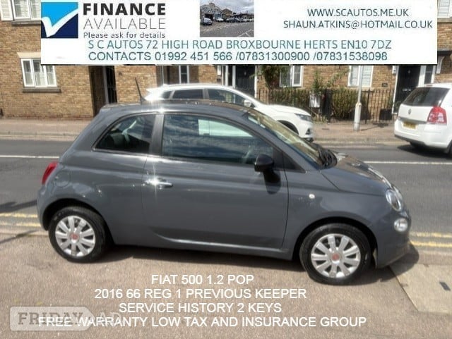 Fiat 500 2016 in Broxbourne