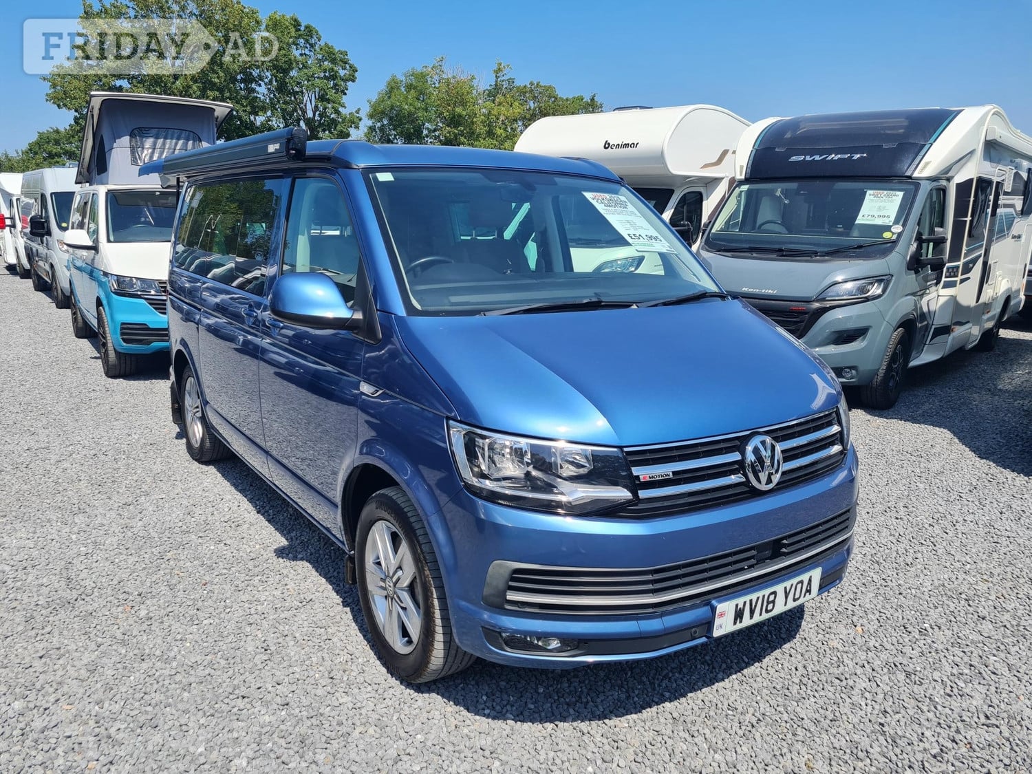 VW (Volkswagen) California 4 Motion 2018 for sale in Highbridge