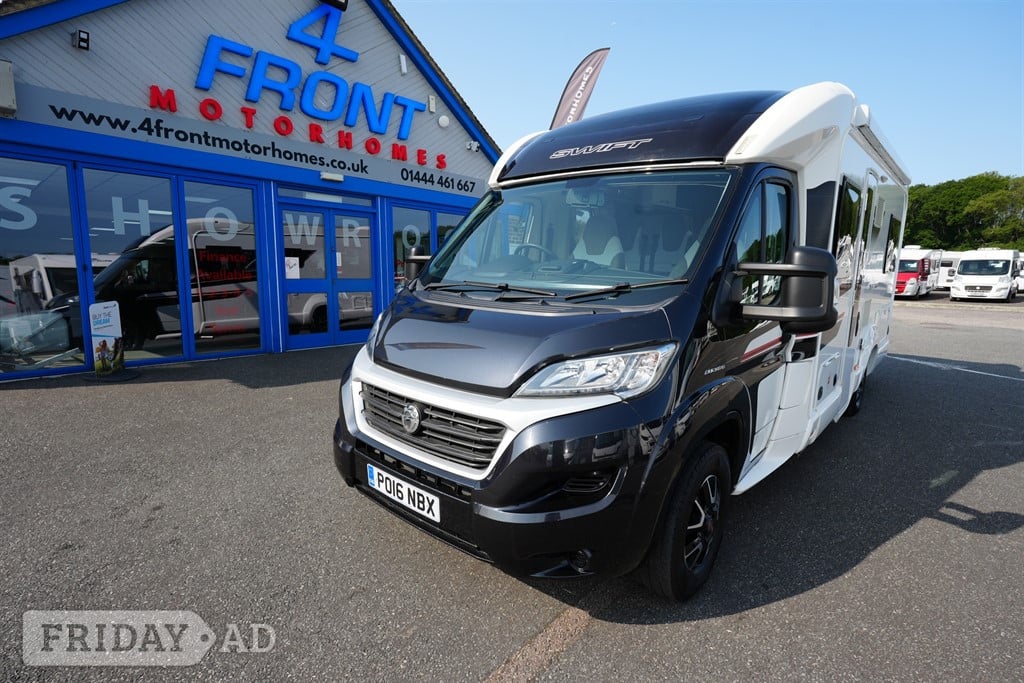Swift Bolero 684 FB FIAT 4 BERTH 4 TRAVEL SEAT MOTORHOME 2016 for sale in Haywards Heath