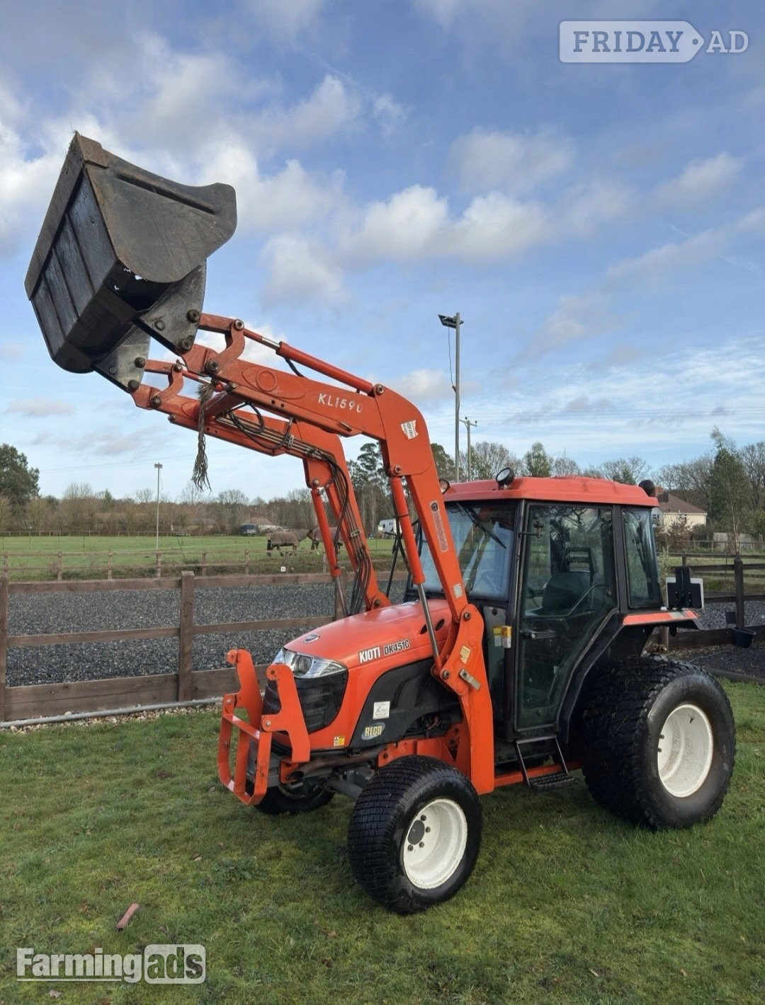 Kioti DK451C (2010) Tractor in Horton Heath