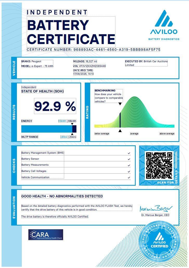 Peugeot E-EXPERT Chelmsford
