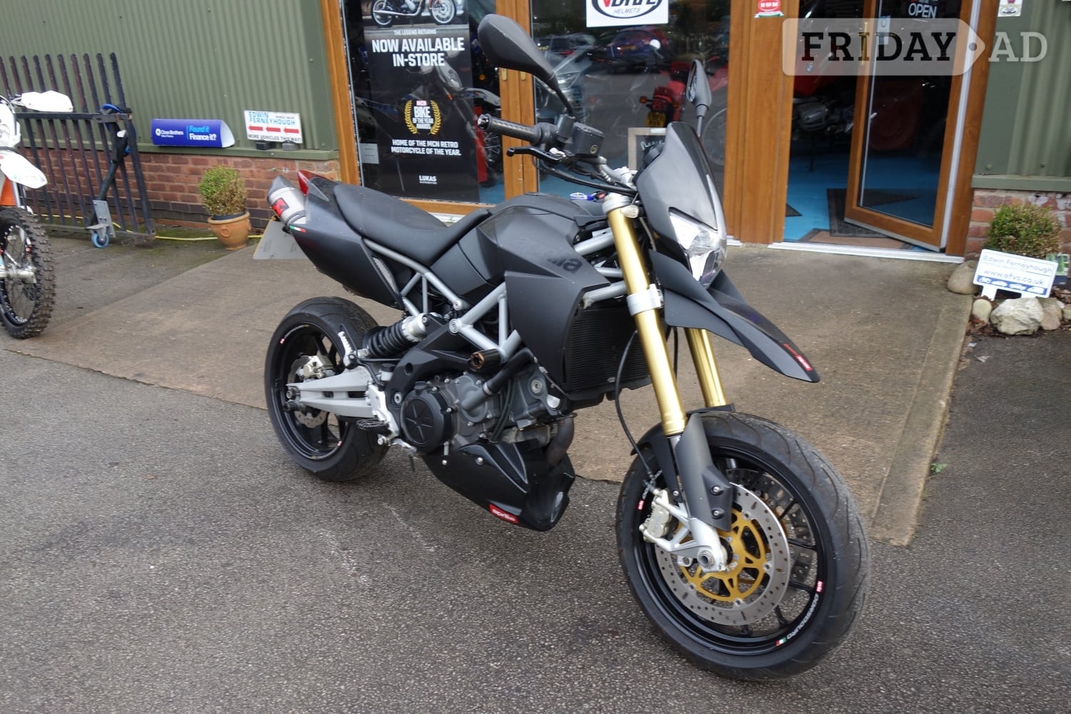 Aprilia Dorsoduro 2012 in Rugeley