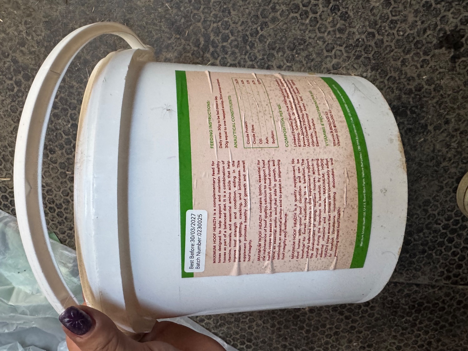 Maximum Animal Health Hoof Supplement 3kg