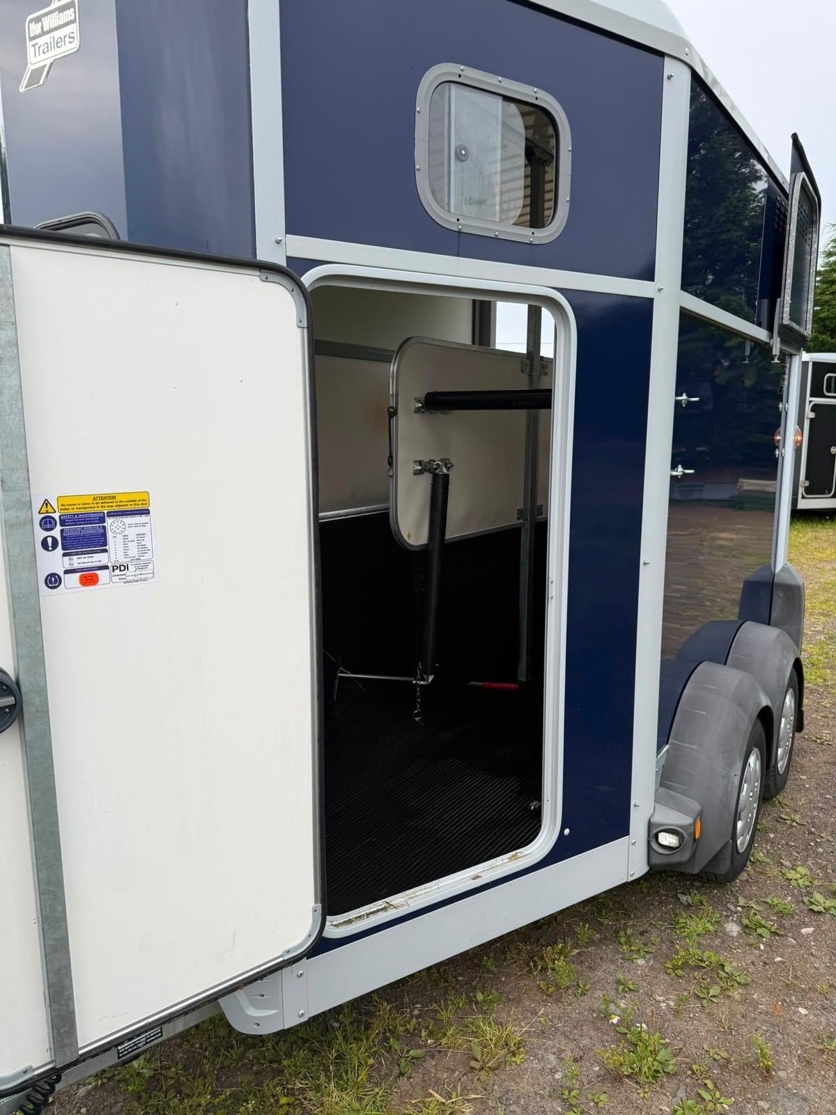 Ifor Williams HB506 Blue 2 Stall Twin Axle Horse Trailer with 2 Ramp. 2023 model  Larkhall