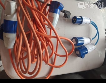 10m hook up ,13amp plug connector,dual splitter