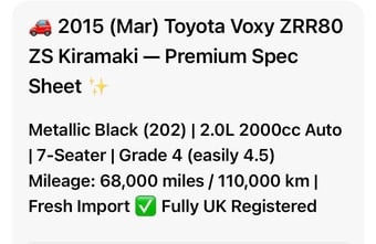 Toyota Voxy 2015