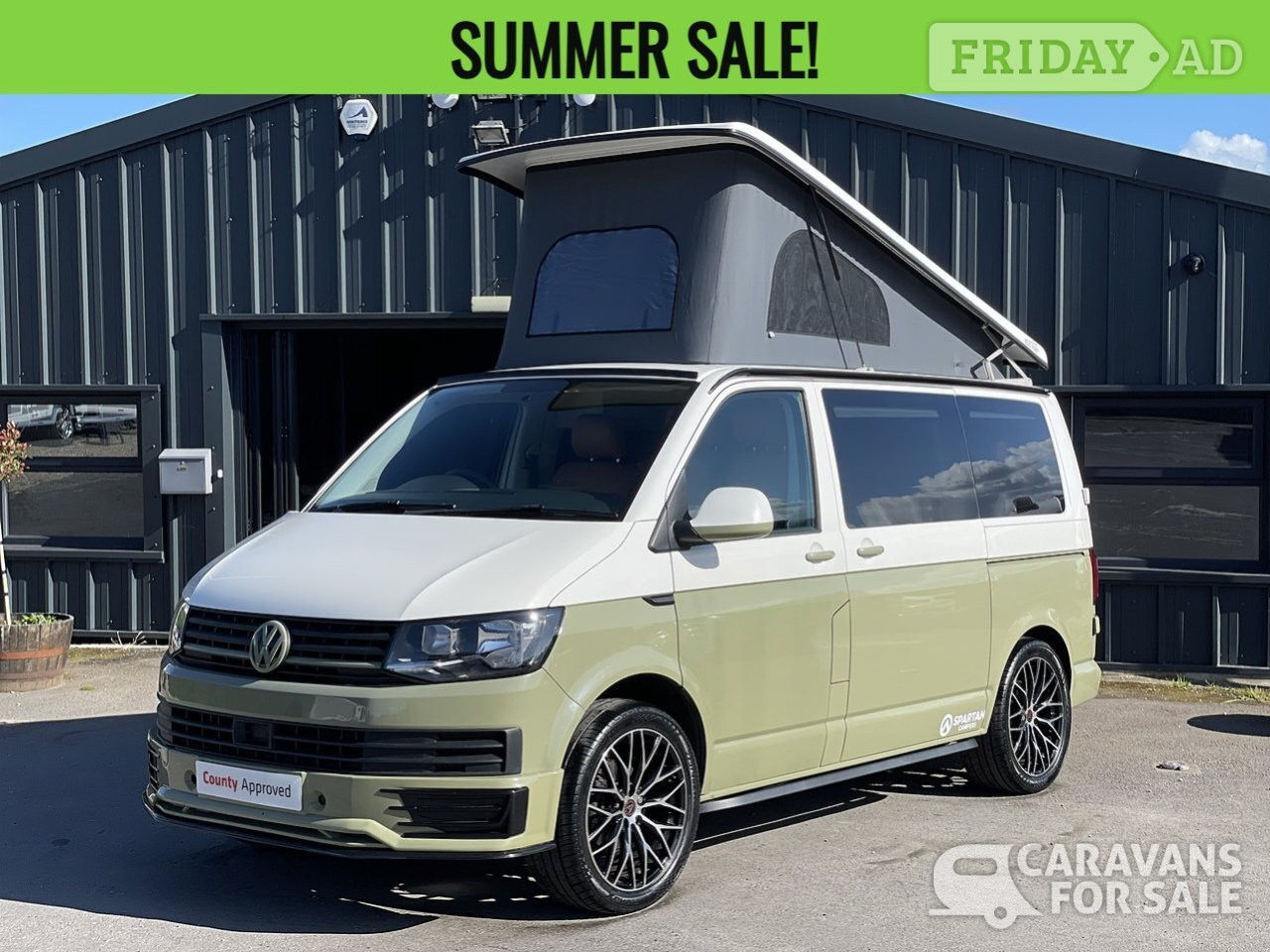 VW (Volkswagen) Transporter T6, (2017)  Campervan for sale in Taunton