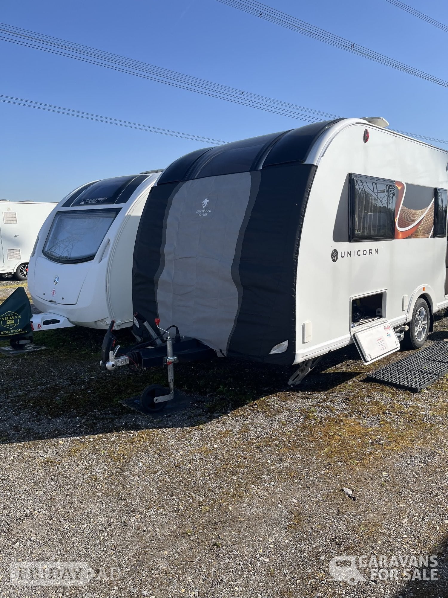 SPECIALISED CARAVAN COVER for Bailey Unicorn Seville or similar 