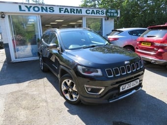 2020 JEEP COMPASS 1.4T MultiAirII Limited SUV 5dr Petrol Automatic 4 Wheel Drive Euro 6 (s/s) (170 ps) FULL LEATHER + HEATED SEATS / WHEEL